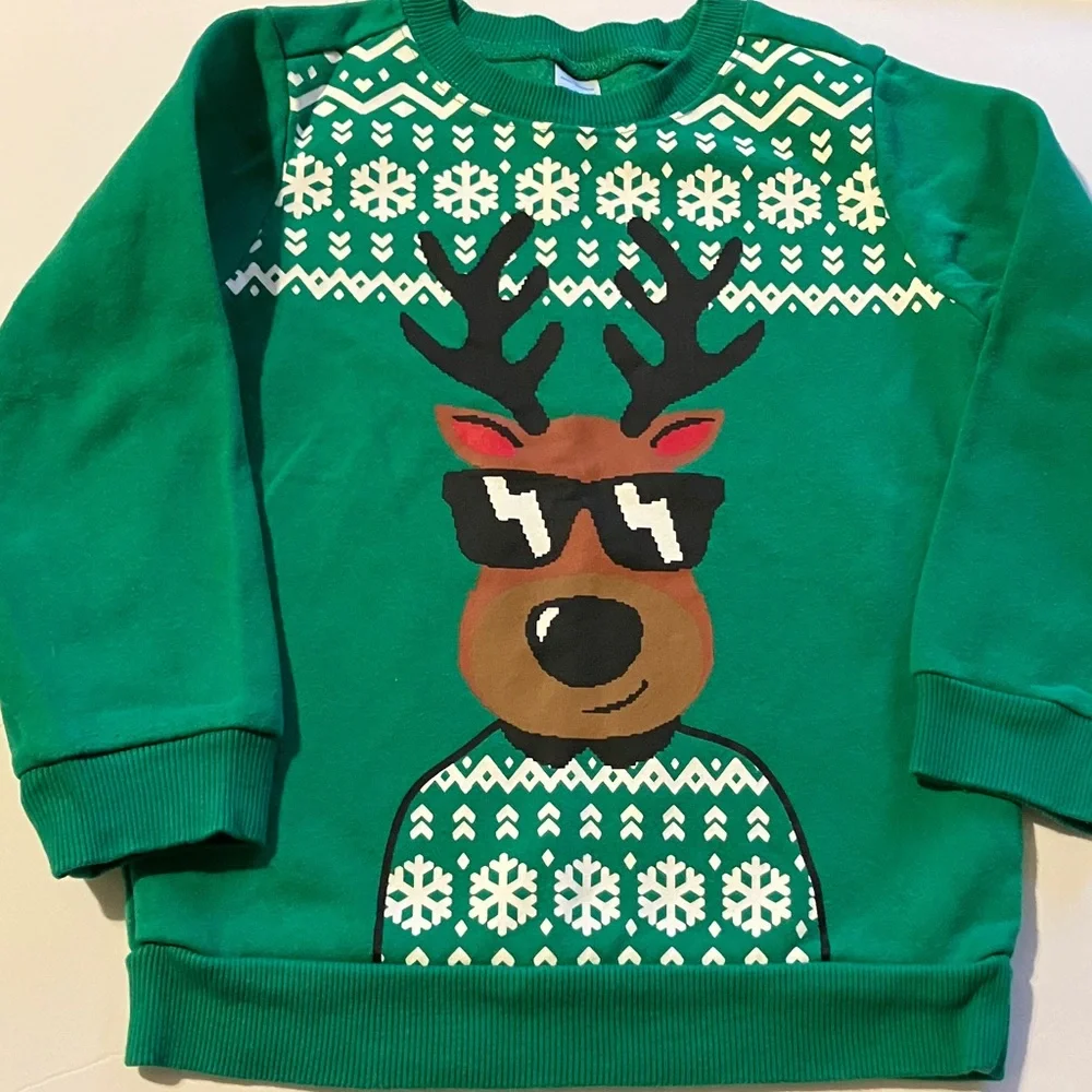 Carter's Green‎ Reindeer Sweatshirt